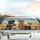 Happy Labrador Golden Retriever Dogs Puppies Lei Sunglasses - Dog Lover Gift Car Sunshade - 5