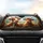 Smiling Cows Driving Car - Road Trip Essentials Cow Lover Gift Car Sunshade - 4
