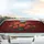 Realistic Orange Roses Green Leaves Garden Car Decor Gift Car Sunshade - 5