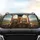 Realistic Brown Tabby Ginger Cats Open Road Trip Journey - Cat Lover Gift Car Sunshade - 4