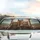 Realistic Brown Tabby Ginger Cats Open Road Trip Journey - Cat Lover Gift Car Sunshade - 5