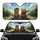 Ginger Tabby Cats Steering Wheel Adventure - Travel Essentials for Cat Lover Car Sunshade - 1