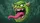 Lime Green Monster Face With Jagged Teeth And Bloodshot Eyes - Everyday Car Style Car Sunshade - 7
