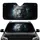 Majestic Snow Leopard Blue Eyes Icy Frost - Wildlife Lover Gift Car Sunshade - 1