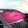 Fuchsia Pink Liquid Burst Trails Radial Streaks - Vehicle Decor Gift Car Sunshade - 6