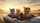 Tabby Cats Driving Open Vehicle Rolling Hills Road Trip Adventure Gift Car Sunshade - 7
