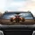 Highland Cow Moorland Landscape - Farmhouse Car Decor Gift for Cow Lover Car Sunshade - 4