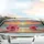 Fuchsia Hibiscus Tropical Sunset Beach - Beach Lover Travel Essentials Car Sunshade - 5