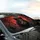 Wild Boar Piercing Eyes Blood Moon Gnarled Trees - Outdoor Adventure Gift Car Sunshade - 6