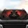 Wild Boar Piercing Eyes Blood Moon Gnarled Trees - Outdoor Adventure Gift Car Sunshade - 4