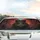 Wild Boar Piercing Eyes Blood Moon Gnarled Trees - Outdoor Adventure Gift Car Sunshade - 5