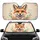 Smiling Fox Heterochromia Squirrel Leaves - Car Interior Accessory Wildlife Gift Car Sunshade - 1