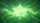Translucent White Maple Leaf Luminous Green Swirl Smoke Cloud Car Sunshade - 7