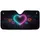 Glowing Hearts Ethereal Mist Light Trails Cosmic Dust Starlight - Luminous Car Decor Gift Car Sunshade - 3