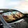 Shiba Inu Dogs Driving Ukulele Music Festival - Music Lover Road Trip Gift Car Sunshade - 6