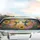 Hummingbird Stained Glass Garden Flowers - Wildlife Lover Car Decor Gift Car Sunshade - 5