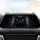 Black Cat Luminous White Eyes Whiskers Dark Mist Cosmic Background - Cat Lover Gift Car Sunshade - 4
