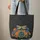 Ornate Dragonfly Calendula Cornflowers Bluebells - Nature Lover Gift Quilted Tote Bag - 6