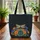 Ornate Dragonfly Calendula Cornflowers Bluebells - Nature Lover Gift Quilted Tote Bag - 3
