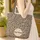 Leopard Spots Circular Medallion Name - Travel Essentials Quilted Tote Bag - 4