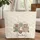 Vintage Camper Trailer Wildflower Floral Wreath - Road Trip Adventure Gift for Camping Lover Quilted Tote Bag - 1