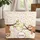 Sloths Personalized Name Floral Wreath - Wildlife Lover Everyday Carry Gift Quilted Tote Bag - 1