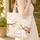 Sloths Personalized Name Floral Wreath - Wildlife Lover Everyday Carry Gift Quilted Tote Bag - 4
