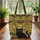 Black Cat Yellow Eyes Scrollwork Filigree - Thoughtful Cat Lover Gift Quilted Tote Bag - 3