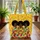 Afro Women Floral Wreath - Boho Lifestyle Everyday Use Quilted Tote Bag - 3