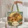 Majestic Horse Sun Disc Personalized Name - Horse Lover Gift Quilted Tote Bag - 5