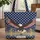 Bald Eagle American Flag Golden Gate Personalized Name - Independence Day Gift Quilted Tote Bag - 1
