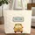 Yellow School Bus Heart Windows Scattered Triangles - School Day Essentials for Students Quilted Tote Bag - 1