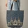 Teepees Diamonds Zigzags Arrowheads Personalized - Everyday Travel Gift Quilted Tote Bag - 6