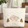 Rosebuds Monarch Butterflies Personalized Name Wreath - Botanical Lover Gift Quilted Tote Bag - 1