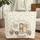 Personalized Travel Trailer Spotted Dog String Lights Potted Plants Polka Dot - Travel Lover Gift Quilted Tote Bag - 1