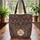 Ornate Butterfly Floral Wreath - Everyday Carry Nature Lover Gift Quilted Tote Bag - 3