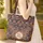 Ornate Butterfly Floral Wreath - Everyday Carry Nature Lover Gift Quilted Tote Bag - 4