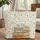 Vintage Books Wildflower Stack - Book Lover Gift Quilted Tote Bag - 1