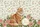 Fluffy Orange Cat Blooming Pink Roses Floral Wreath - Cat Lover Everyday Tote Quilted Tote Bag - 7