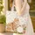 Fluffy Orange Cat Blooming Pink Roses Floral Wreath - Cat Lover Everyday Tote Quilted Tote Bag - 4