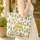 Vintage Travel Trailer Camping Tent Wilderness Pine Trees Stars - Adventure Gear Quilted Tote Bag - 4