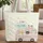 Camper Van Cats Birds Flowers Personalized Name - Everyday Tote Cat Lover Gift Quilted Tote Bag - 1