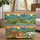 Adventure Landscape Camper Van Fox Personalized - Travel Essentials for Explorers Quilted Tote Bag - 1