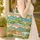 Adventure Landscape Camper Van Fox Personalized - Travel Essentials for Explorers Quilted Tote Bag - 4