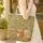 Forest Squirrel Campfire Wooden Sign Pine Needles Wildflowers - Woodland Lover Gift Quilted Tote Bag - 4