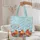 Chickens Red Combs Flowers Leaves Hearts Circular Wreath Name Text - Chicken Lover Gift Quilted Tote Bag - 5