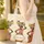 Women Fruit Baskets Traditional Headwraps Organic Vines Name Wreath - Everyday Carryall Quilted Tote Bag - 4