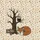 Fox Owl Autumn Leaves Gnarled Tree - Wildlife Lover Fall Decor Gift Quilted Tote Bag - 7