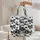 Ink Wash Flowers Brush Strokes Circular Frame Everyday Gift Quilted Tote Bag - 5