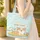 Corgi Floating Mat Swimming Pool Beach Umbrella Paw Prints - Summer Poolside Gift Quilted Tote Bag - 4